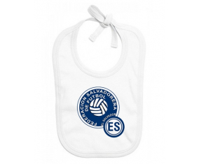 Bavoir bebé personalizada selección de fútbol de El Salvador