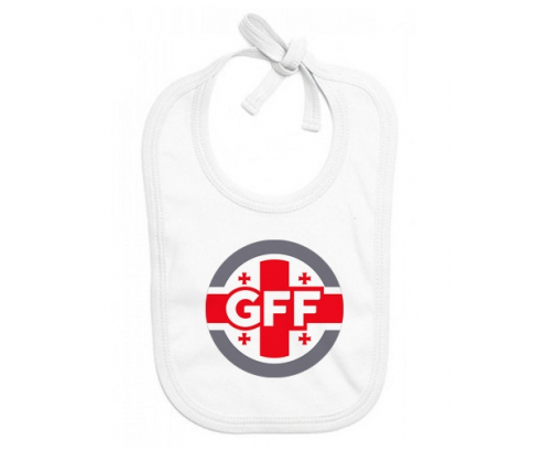 Bavoir bebé personalizado equipo nacional de fútbol de Georgia