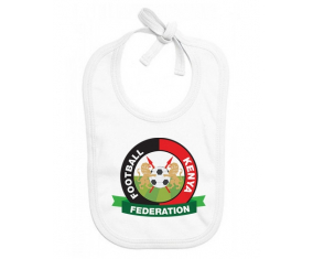 Bavoir bebé personalizado selección de fútbol de Kenia