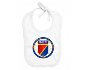 Bavoir bebé personalizado selección de fútbol de Haití