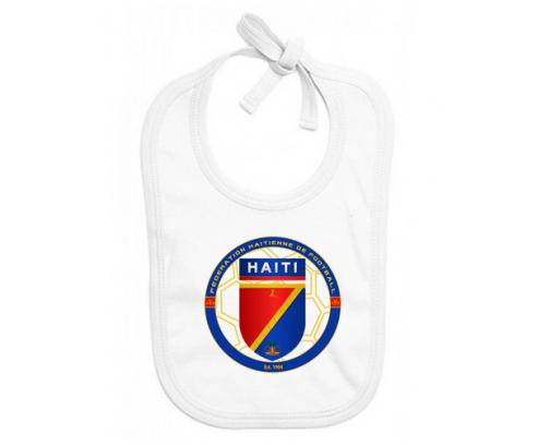 Bavoir bebé personalizado selección de fútbol de Haití