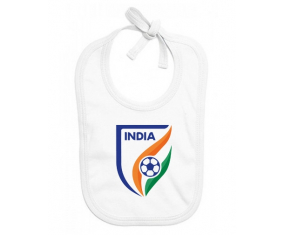 Bavoir equipo nacional de fútbol de la India bebé personalizado
