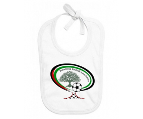 Bavoir bebé personalizado selección palestina de fútbol
