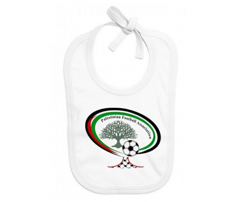 Bavoir bebé personalizado selección palestina de fútbol