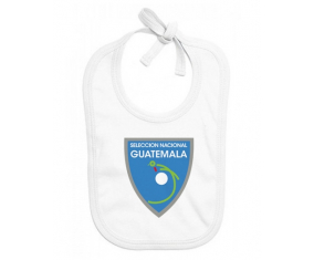 Bavoir bebé personalizada selección de fútbol de Guatemala