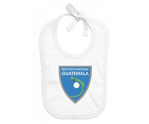 Bavoir bebé personalizada selección de fútbol de Guatemala