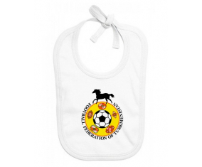 Bavoir bebé personalizado Turkmenistán selección nacional de fútbol