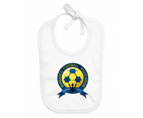 Bavoir bebé personalizado equipo nacional de fútbol de Barbados