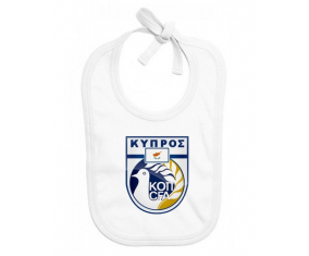 Bavoir bebé personalizó a la selección de fútbol de Chipre