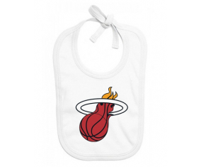 Bavoir bebé personalizado Miami Heat