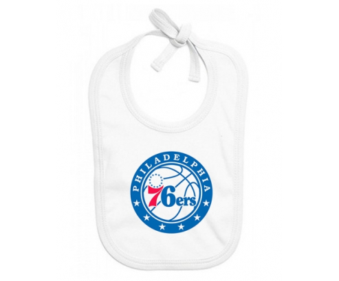 Bavoir bebé personalizado Philadelphia 76ers