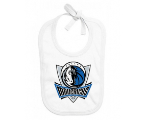 Bavoir bebé personalizado Dallas Mavericks