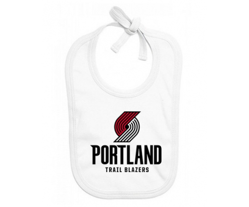 Bavoir a los Trail Blazers de Portland para Bebés Personalizados