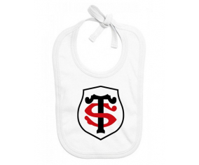 Bavoir bebé personalizado Stade Toulousain