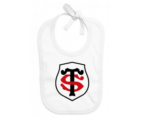 Bavoir bebé personalizado Stade Toulousain