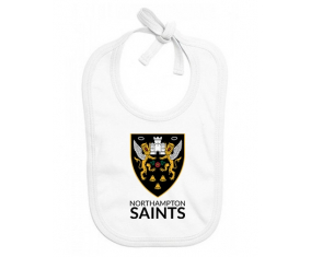 Bavoir bebé personalizado Northampton Saints