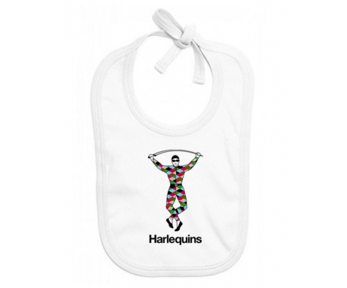 Bavoir arlequines bebés personalizados