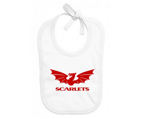 Bavoir Llanelli Scarlets Bebé Personalizado