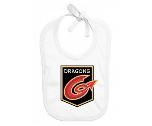 Bavoir bebé personalizado Newport Gwent Dragons