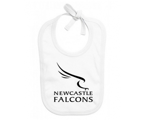 Bavoir Newcastle Falcons Bebé personalizado