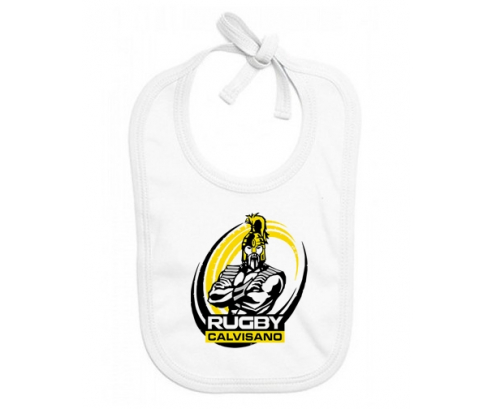 Bavoir Bebé Personalizado Rugby Calvisano