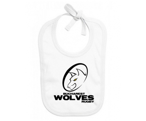 Bavoir bebé personalizado Bucharest Wolves