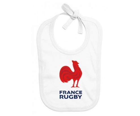 Bavoir bebé personalizado France Rugby XV
