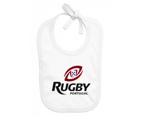 Bavoir bebé personalizado Portuagal Rugby XV