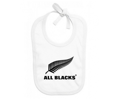 Bavoir bebé personalizado new Zealand Rugby XV