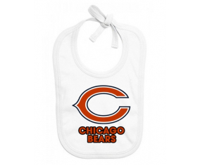 Bavoir bebé personalizado Chicago Bears