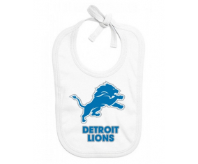 Bavoir bebé personalizado Detroit Lions