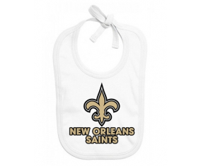 Bavoir bebé personalizado new Orleans Saints