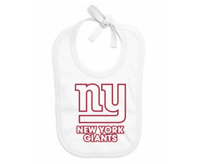 New York Giants bavoir de bebé personalizados