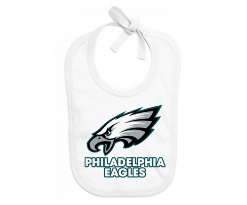 Bavoir bebé personalizado Philadelphia Eagles
