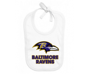 Bavoir Baltimore Ravens bebé personalizado