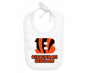 Bavoir bebé personalizado Cincinnati Bengals