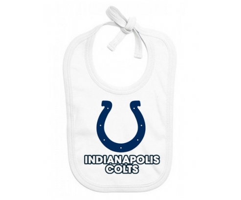 Bavoir bebé personalizado Colts de Indianápolis