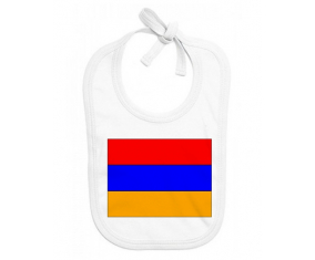 Bavoir bandera de bebé personalizada Armenia