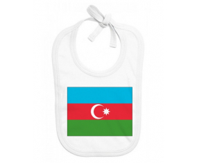 Bavoir bebé personalizado Bandera Azerbaiyán