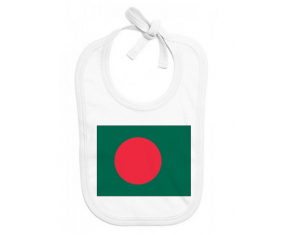 Bavoir bebé bandera personalizada de Bangladesh