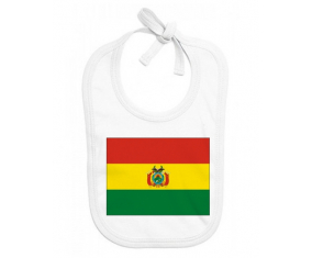 Bavoir bebé personalizado bandera de Bolivia