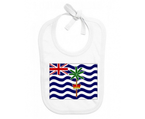 Bavoir bandera de bebé personalizada territorio británico del Océano Índico