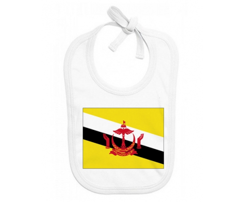 Bavoir bebé personalizado Brunei Darussalam Bandera