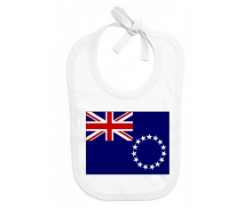 Bavoir islas de cocina de bandera de bebé personalizada