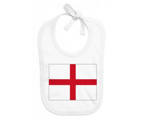 Bavoir bebé bandera personalizada Inglaterra