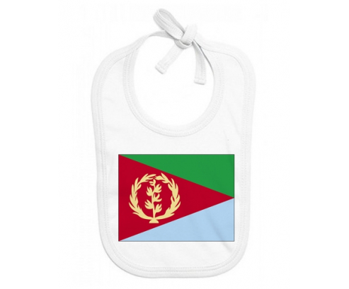 Bavoir bebé bandera personalizada de Eritrea