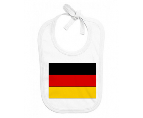 Bavoir bandera de bebé personalizada Alemania