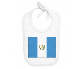 Bavoir Bandera de Bebé Personalizada Guatemala