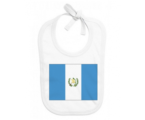 Bavoir Bandera de Bebé Personalizada Guatemala