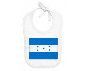 Bavoir bebé bandera personalizada Honduras